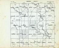 Barron Couny Index Map, Barron County 1942